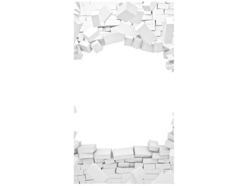 Fototapeta Ściana z cegieł, 2 elementy, 110x200 cm - Oobrazy