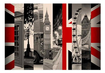 Fototapeta, Symbole Londynu, 100x70 cm - DecoNest