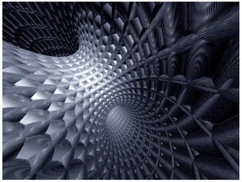 Fototapeta Tunel 3D, 2 elementy, 200x150 cm - Oobrazy