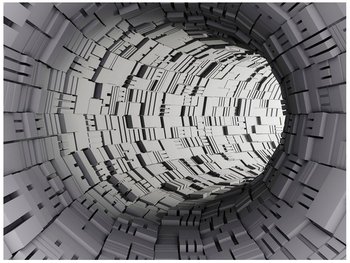 Fototapeta Tunel 3D, 2 elementy, 200x150 cm - Oobrazy