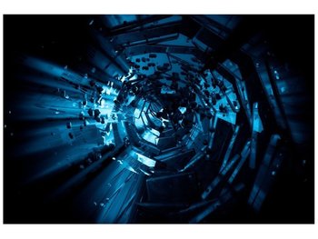 Fototapeta, Wirujący tunel 3D, 8 elementów, 368x248 cm - Oobrazy