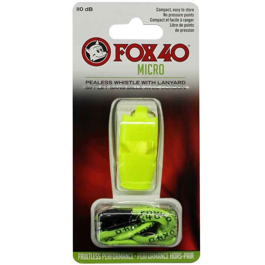 Fox40 Scheidsrechtersfluit Mouth-Grip Mini Fluitjes schwarz B D 4028MS-schwarz-111
