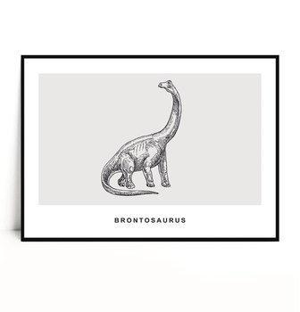 Fox Art Studio, Plakat Brontosaurus, wymiary 70x100 cm - FOX ART STUDIO