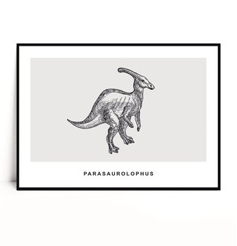 Fox Art Studio, Plakat Parasaurolophus, wymiary 70x100 cm - FOX ART STUDIO