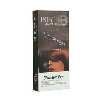 Fox Professional, Student Pro, nożyczki degażówki do strzyżenia leworęczne 5,5, 1 szt. - Fox Professional