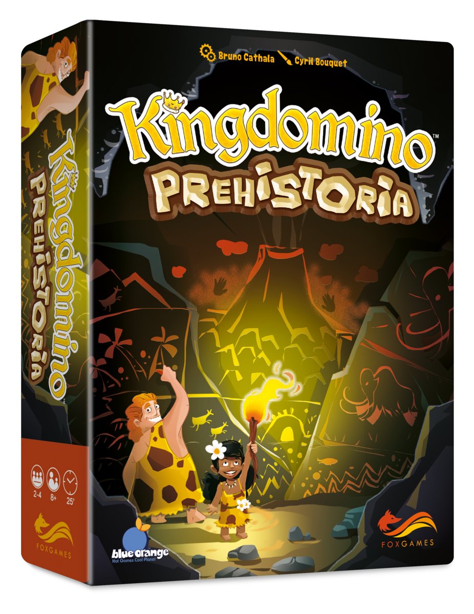 Kingdomino: Prehistoria Wyd.II, gra planszowa, FoxGames