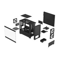 FRACTAL DESIGN Obudowa Pop Mini Air RGB Black TG Clear Tint FD-C-POR1M-06