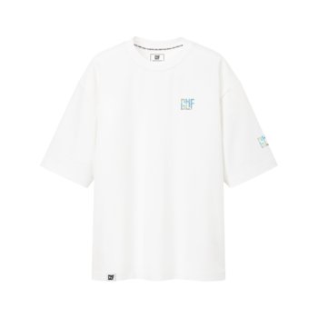 FragON - Holografic Logo Oversize koszulka biały, S/M - Weplay