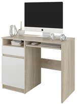Framire Biurko Modern N-35L Lewe Sonoma Mix Biały