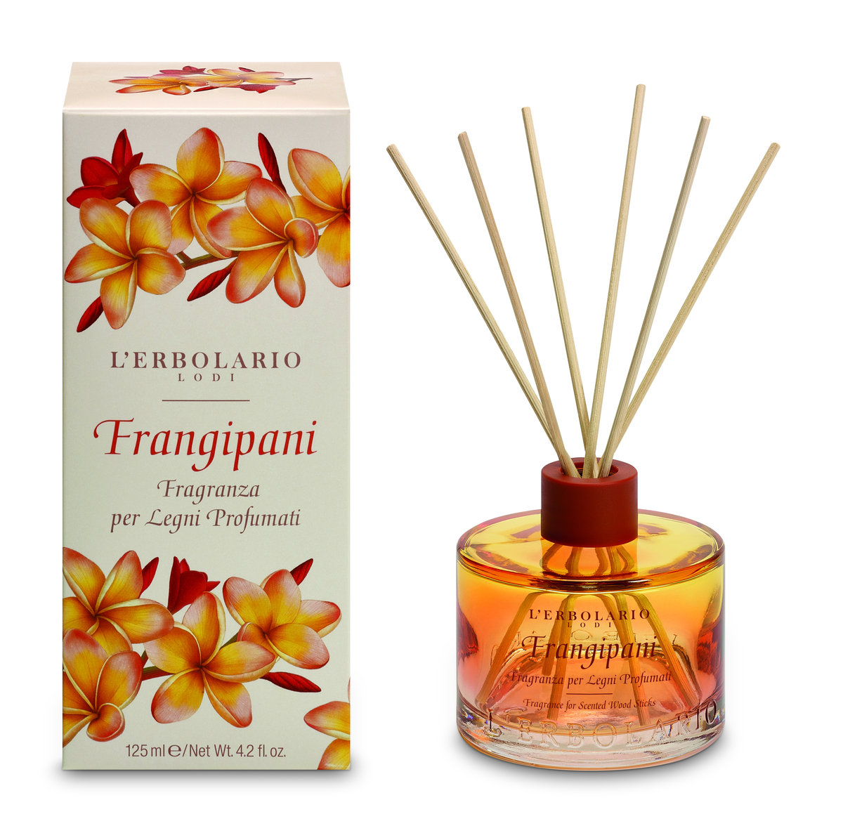 Inny producent Inny Producent Frangipani Perfumy Do Patyczków Zapachowych (Dyfuzor + Patyczki), 125Ml