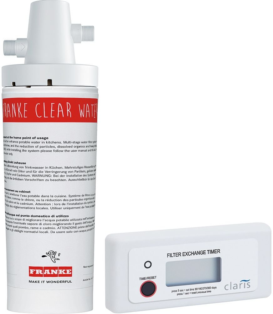 FRANKE 133.0284.026 Filtro dell'Acqua Clear Water, Rame, Grigio