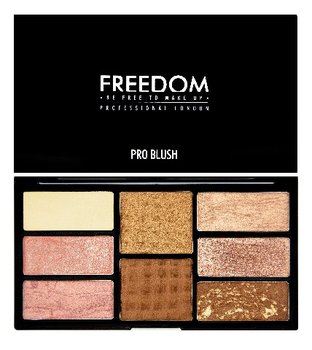 Freedom Makeup, Pro Blush, zestaw do makijażu twarzy Bronze And Baked, 15 g - Freedom Makeup
