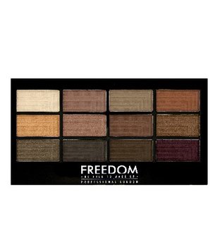 Freedom Makeup, Pro Eyeshadow, paleta cieni do powiek Secret Rose, 12 g - Freedom Makeup
