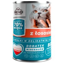 Frendi Karma mokra dla kota Kawałki W Delikatnym Sosie Z Łososiem 400g