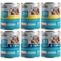FRENDI Kawałki w sosie MIX smaków - mokra karma dla kota - 6x800g