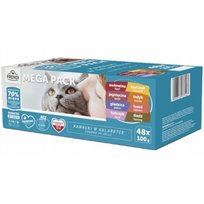 FRENDI Mięsno Rybne kawałki w Galaretce Mokra Karma Dla Kota 48x100g