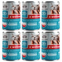 FRENDI z Wołowiną kawałki w delikatnym sosie - mokra karma dla kota - 6x400g
