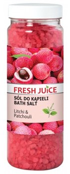 Fresh Juice, sól do kąpieli Litchi & Patchouli, 700 g - Fresh Juice