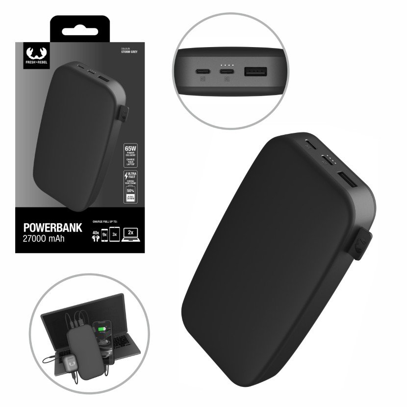 Power Bank de 10,000 mAh con QC y PD 18 W con 2 salidas