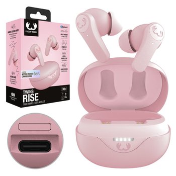 FRESH 'N REBEL SŁUCHAWKI BEZPRZEWODOWE DOKANAŁOWE Z ANC TWINS RISE PASTEL PINK - Fresh N Rebel