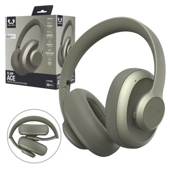 FRESH 'N REBEL SŁUCHAWKI BEZPRZEWODOWE WOKÓŁUSZNE Z ANC CLAM ACE DRIED GREEN - Fresh N Rebel