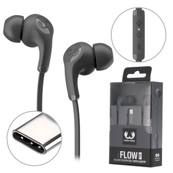 FRESH 'N REBEL SŁUCHAWKI PRZEWODOWE USB-C DOKANAŁOWE FLOW TIP STORM GREY - Fresh N Rebel