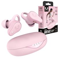 FRESH 'N REBEL SŁUCHAWKI SPORTOWE BEZPRZEWODOWE DOKANAŁOWE TWINS MOVE PASTEL PINK