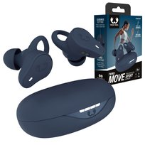 FRESH 'N REBEL SŁUCHAWKI SPORTOWE BEZPRZEWODOWE DOKANAŁOWE TWINS MOVE STEEL BLUE