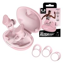 FRESH 'N REBEL SŁUCHAWKI SPORTOWE BEZPRZEWODOWE DOKANAŁOWE Z ANC TWINS RUSH PASTEL PINK