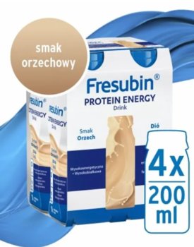 Fresubin Protein Energy Drink smak orzechowy, 4 x 200 ml - Fresubin