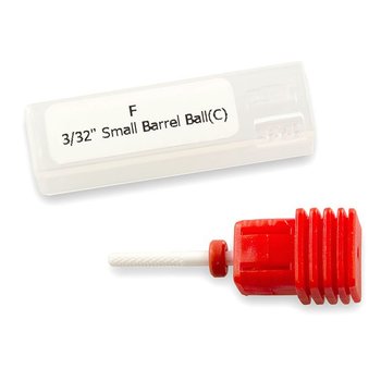Frez ceramiczny Cylinder płomień czerwony, Small Barrel Ball F - ForMe