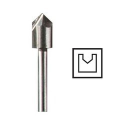 Frez kształtowy do zarysów płaskich DREMEL, HSS, 6,4 mm D2615064032