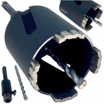 FREZ OTWORNICA DIAMENTOWA KORONKA DO BETONU GRESU 68mm SDS Plus POD PUSZKI