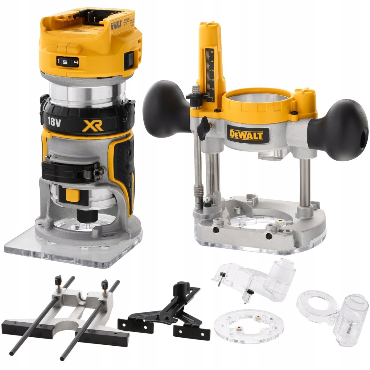 Frezarka DEWALT, 18V, 2w1, 8 mm