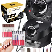 FREZARKA DO PAZNOKCI 65W MANICURE PEDICURE PROFESJONALNA MOCNA + FREZY