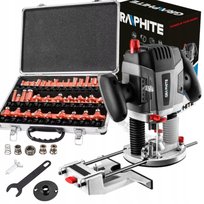 FREZARKA GÓRNOWRZECIONOWA 1300W + FREZY WALIZKA 35