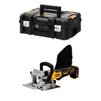 Frezarka lamelowa DEWALT DCW682NT - Bezprzewodowa - 900 W - 6 mm - Precyzyjne prowadzenie - Precyzyjna regulacja - Adapter Air-Lock DeWalt