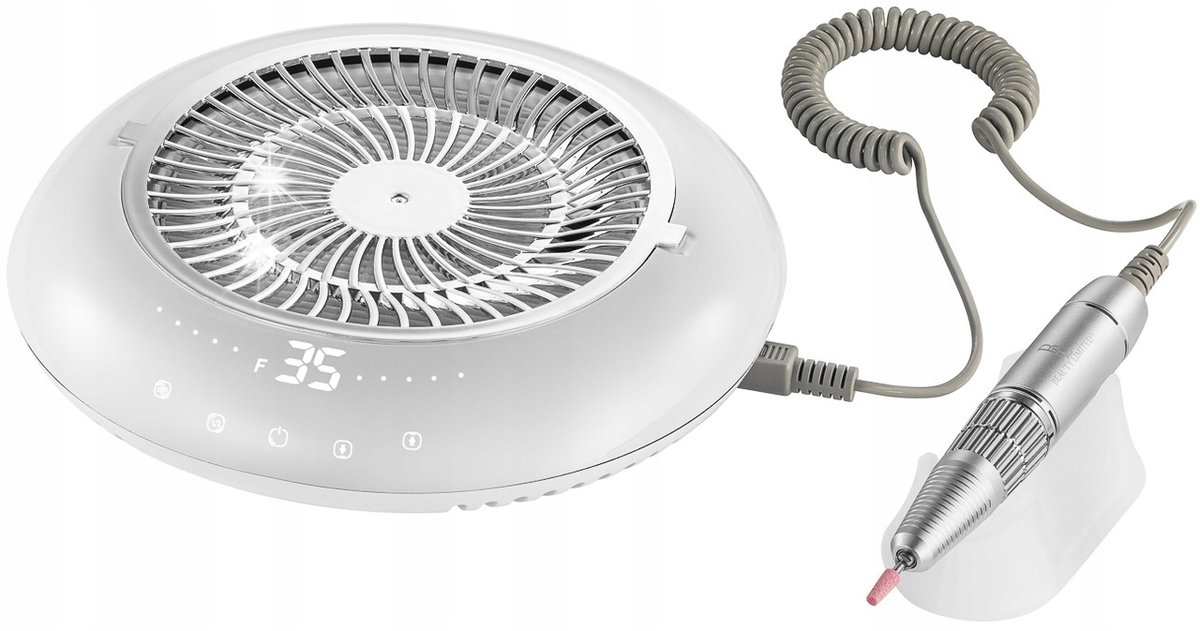 Empik FREZARKA Z POCHŁANIACZEM PYŁU DO PAZNOKCI MANICURE PEDICURE FILTR HEPA 65W