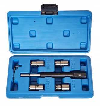 FREZY DO CZYSZCZENIA NAPRAWY GNIAZD WTRYSKIWACZY WTRYSKÓW ZESTAW FREZÓW 5el - Inny producent