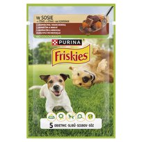 Friskies Dog Adult Jagnięcina i marchewka w sosie saszetka 85g