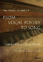 From Vocal Poetry to Song - Surmont Jean Nicolas