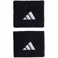 Frotka na rękę adidas Tennis Wristband Small 2 szt. czarna IC3567 Dorośli M