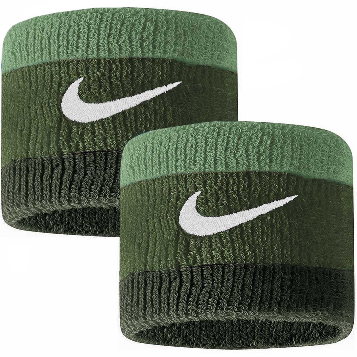 Zdjęcia - Pozostałe artykuły sportowe Nike Frotka Na Ręke  Swoosh Wristbands Oli Green/Medium Olive/Khaki 