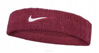 Frotka tenisowa na głowę Nike Swoosh Headband bordowa Nike