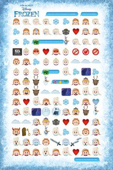 Frozen (Told by emojis) - plakat 61x91,5 cm - Pyramid Posters