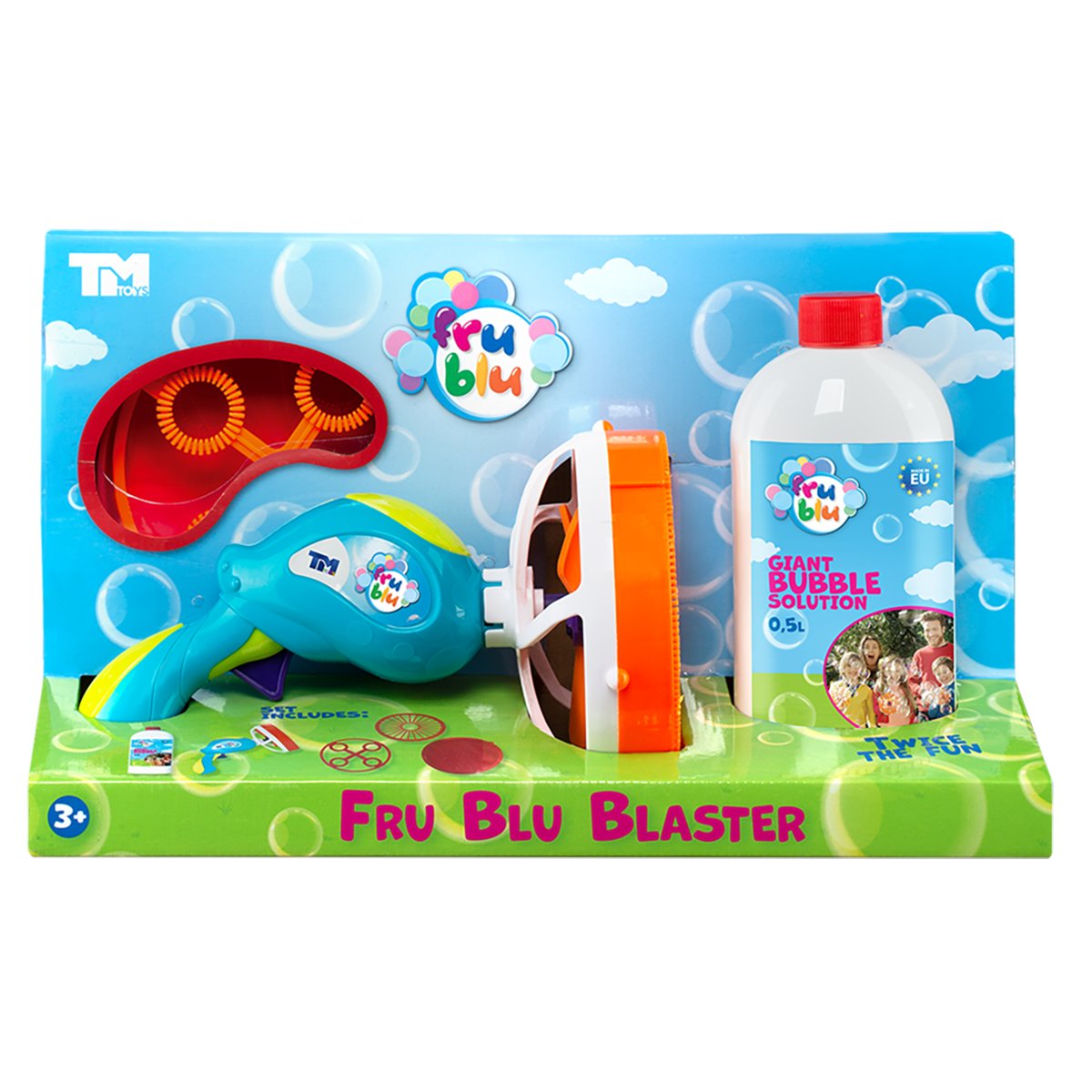 Fru Blu, bańki mydlane Blaster, zestaw