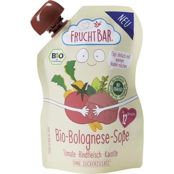 FruchtBar, Bio, Sos bolognese z wołowiną, 190 g - FruchtBar