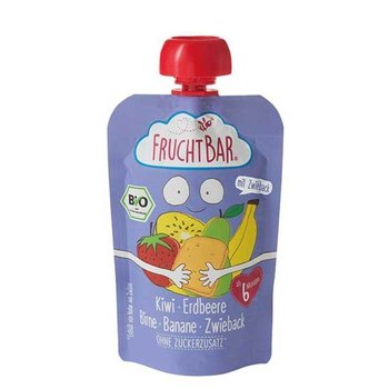 FRUCHTBAR MUS KIWI-TRUSK-GRUSZ-BANAN-SUCHARKI 100G - FruchtBar