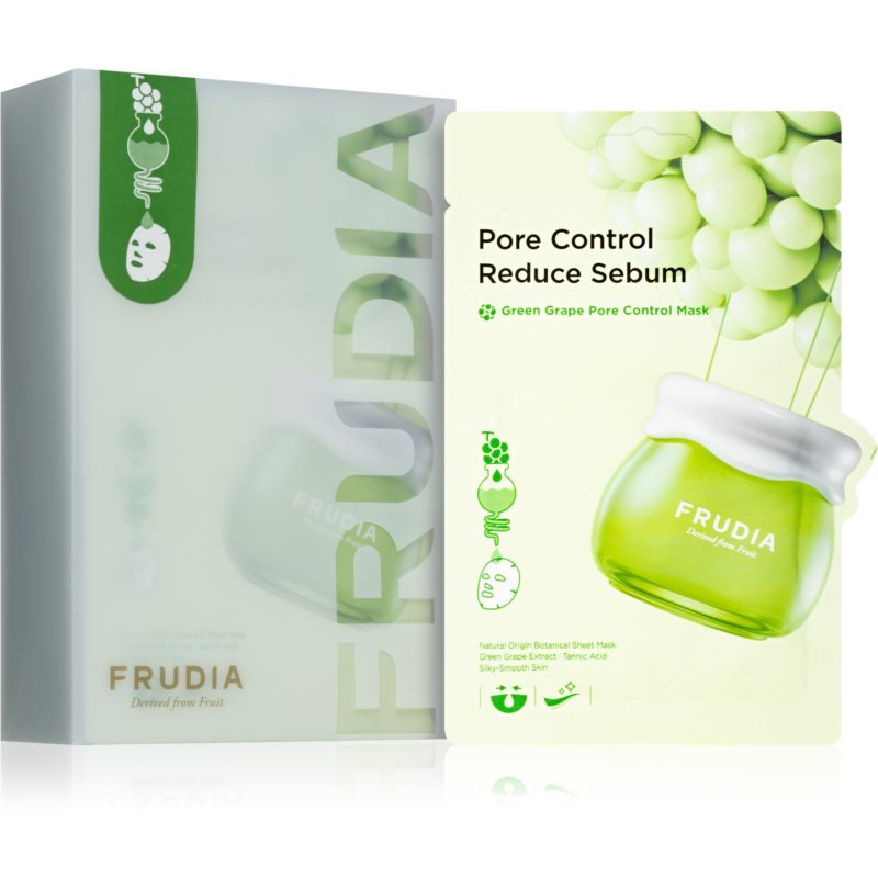 Frudia Green Grape maseczka w płachcie do zmniejszenia porów 10x20 ml ...