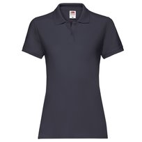 Fruit Of The Loom Damska Koszulka Polo Premium Plain (XL 8,5-9 / Granatowy) FRUIT OF THE LOOM